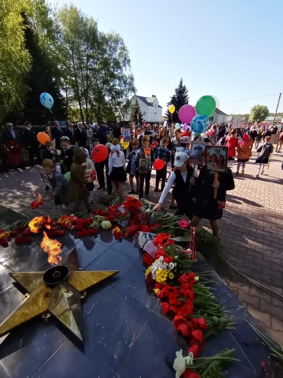 В Екатериновке прошёл митинг, посвящённый 77-летию Великой Победы